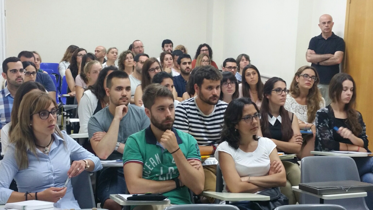 Foto durant l'acte d'acollida a l'atenció primària