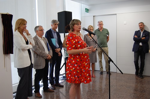 La consellera de salut durant la inauguració del CAP Josep Masdevall Terrades de Figueres