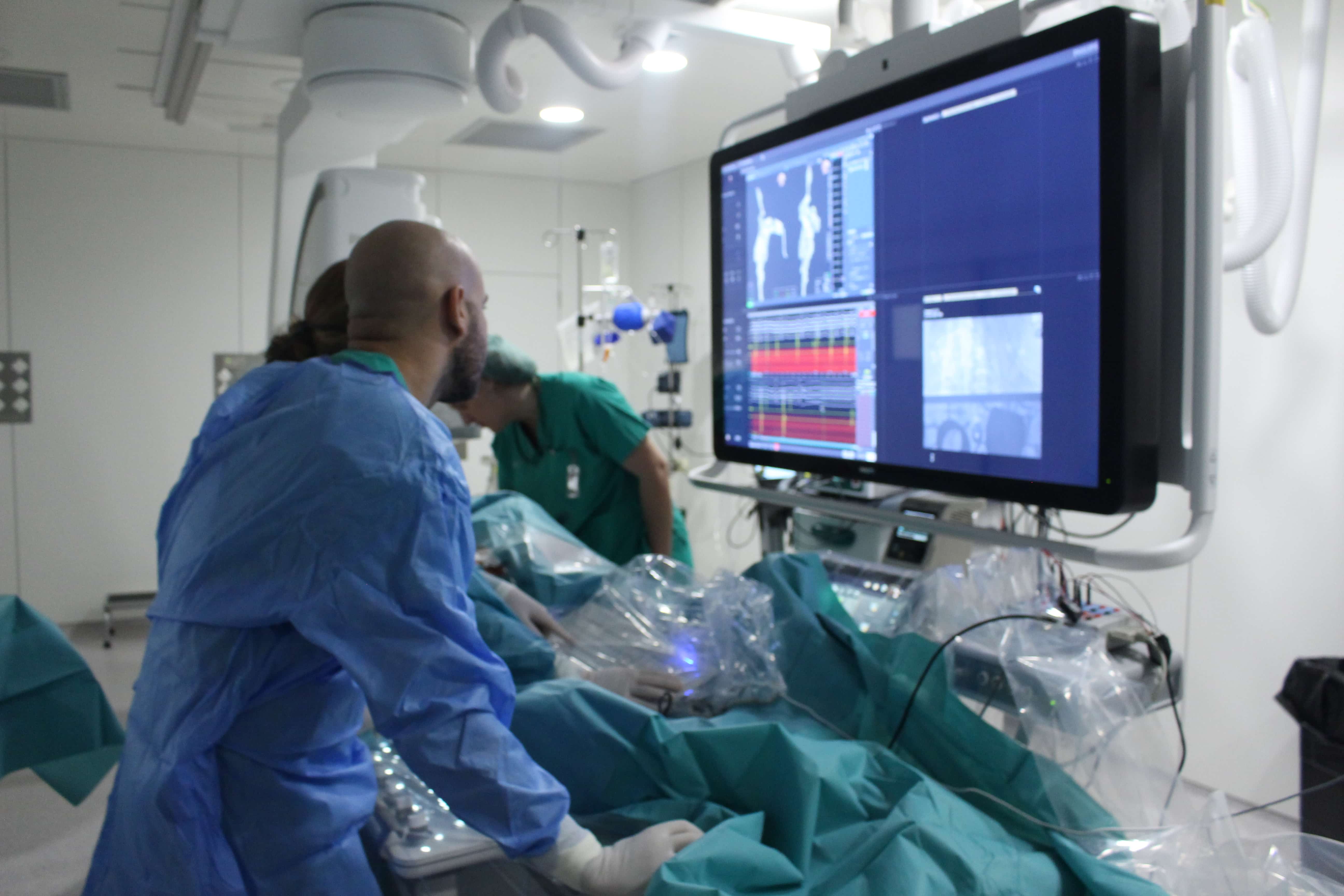 Foto de professionals de la Unitat d'Arrítmies de l'Hospital Trueta.
