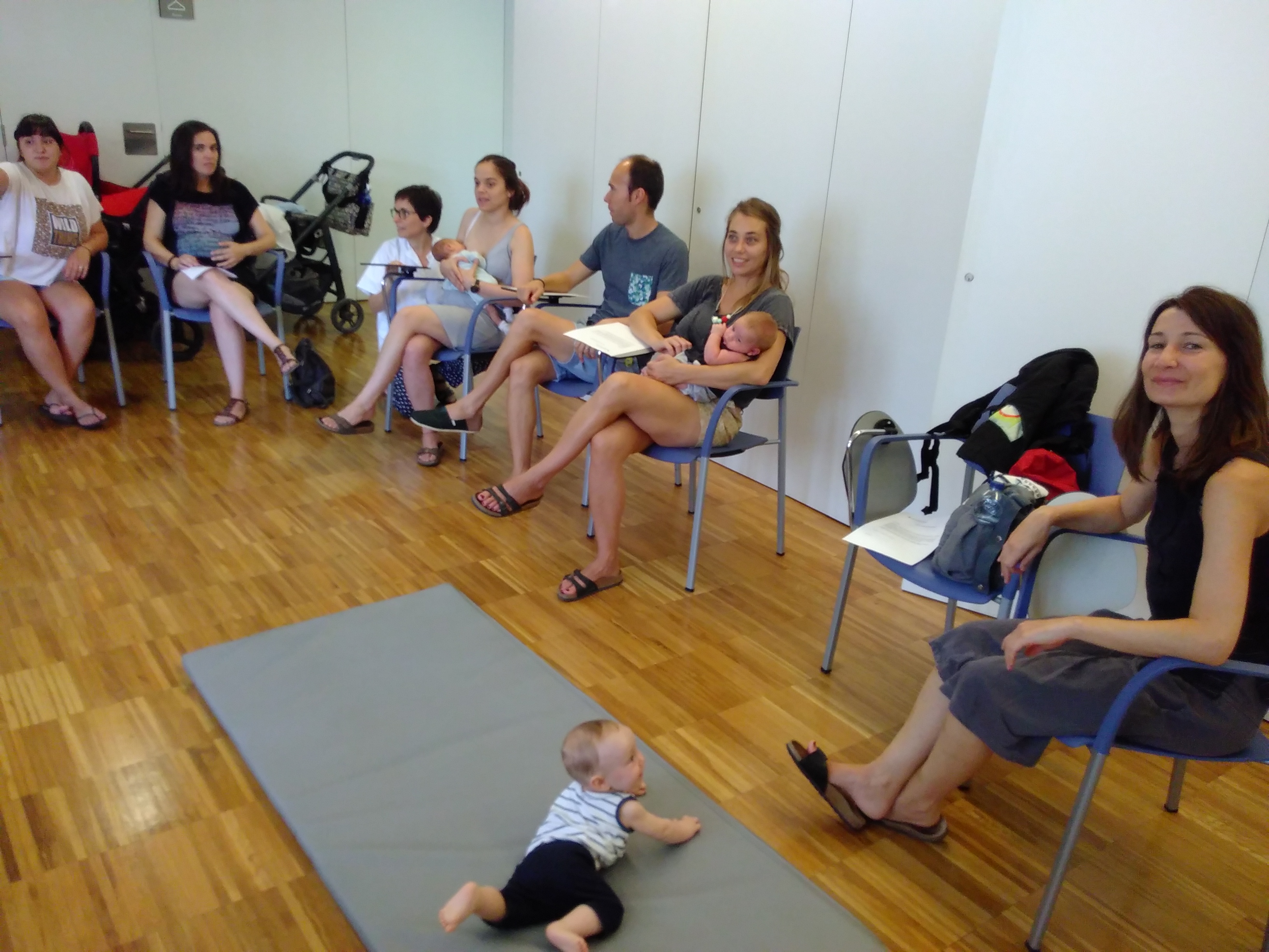 Foto del taller de lactància materna