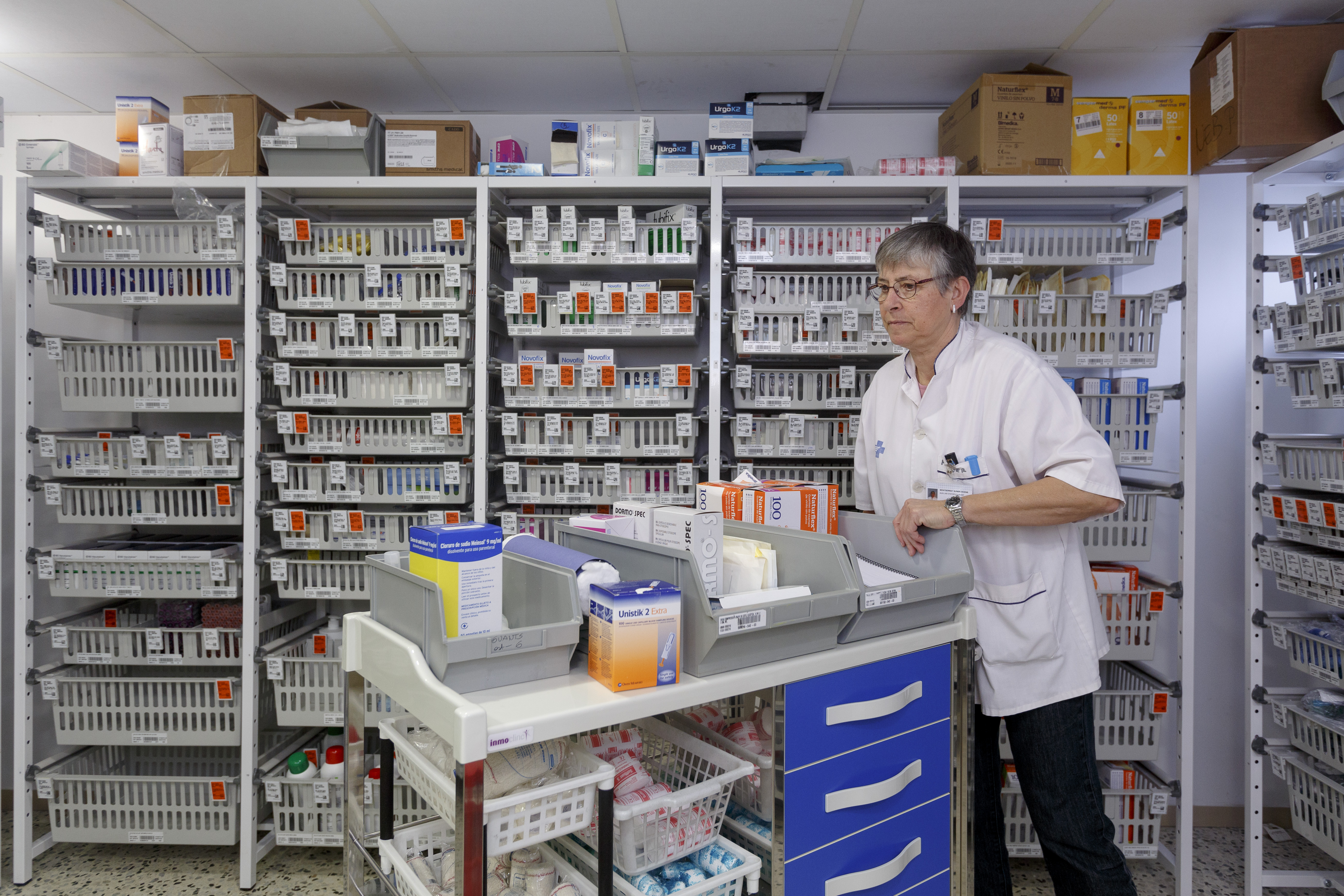 El magatzem farmacèutic d'un CAP de Girona