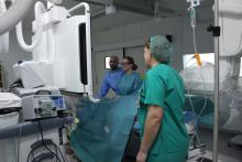 Foto de professionals de la Unitat d'Arrítmies de l'Hospital Trueta.