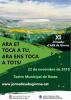 Cartell de la XI Jornada d'Àrees Bàsiques de Salut de Girona al Teatre Municipal de Roses